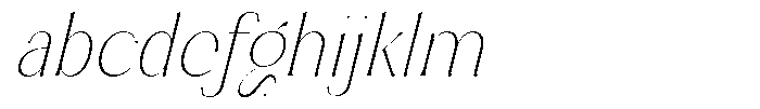 Zelthara Sans Thin Italic FONT