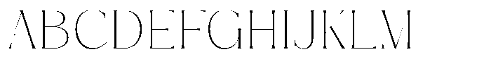 Zelthara Sans Thin Font UPPERCASE