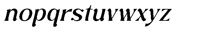 Zelthara Variable Zelthara Sans Thin Italic Font LOWERCASE