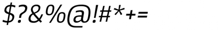 Zemestro Pro Book Italic Font OTHER CHARS