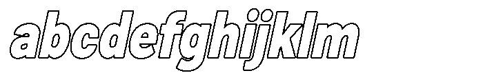 Zendory Black Condensed Oblique Nr Otln FONT