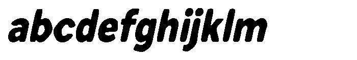 Zendory Black Condensed Oblique Nr Smth FONT