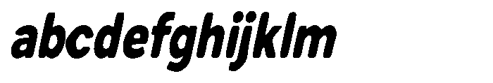 Zendory Black Condensed Oblique Smooth FONT