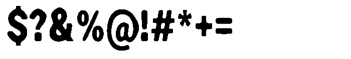 Zendory Black Condensed Smooth Font OTHER CHARS