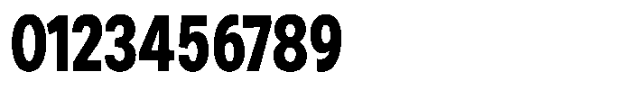 Zendory Black Condensed Font OTHER CHARS