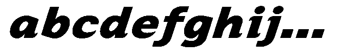 Zendory Black Expanded Italic FONT