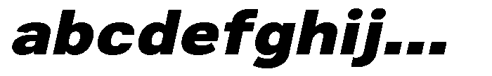 Zendory Black Expanded Oblique FONT