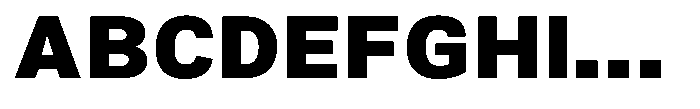 Zendory Black Expanded Font UPPERCASE