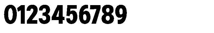 Zendory Black Narrow Condensed Font OTHER CHARS