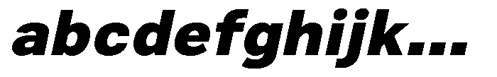 Zendory Black Narrow Expanded Oblique FONT