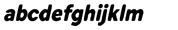 Zendory Black Oblique Narrow Smooth FONT