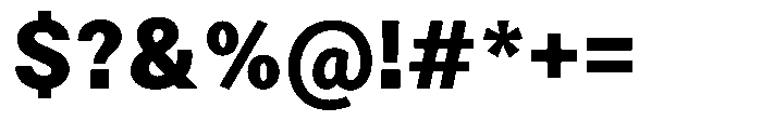 Zendory Black Font OTHER CHARS