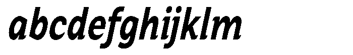 Zendory Bold Condensed Italic FONT
