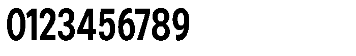 Zendory Bold Condensed Font OTHER CHARS