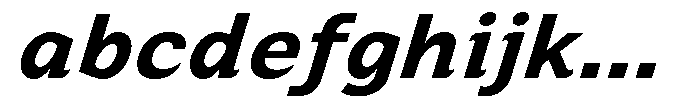 Zendory Bold Expanded Narrow Italic FONT