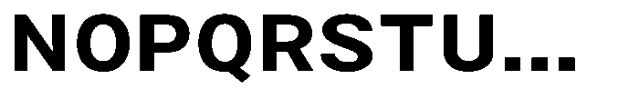 Zendory Bold Expanded Font UPPERCASE
