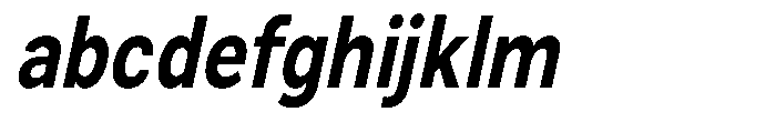 Zendory Bold Narrow Condensed Oblique FONT