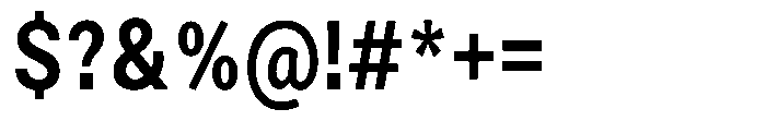 Zendory Bold Narrow Condensed Font OTHER CHARS