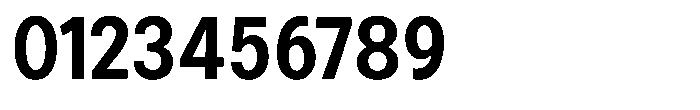 Zendory Bold Narrow Font OTHER CHARS