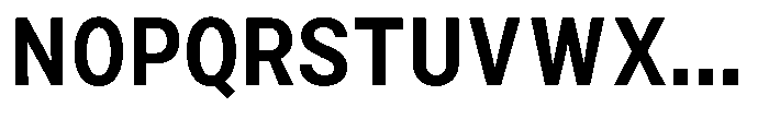Zendory Bold Narrow Font UPPERCASE