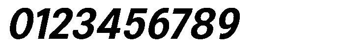 Zendory Bold Oblique Font OTHER CHARS