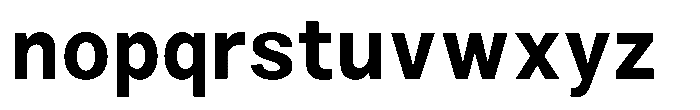 Zendory Bold Font LOWERCASE