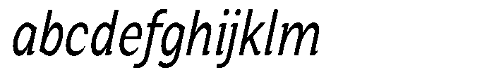 Zendory Condensed Italic FONT