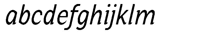 Zendory Condensed Narrow Italic FONT