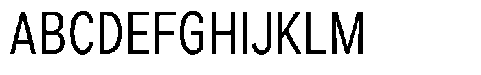Zendory Condensed Font UPPERCASE