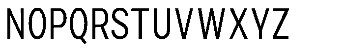 Zendory Condensed Font UPPERCASE