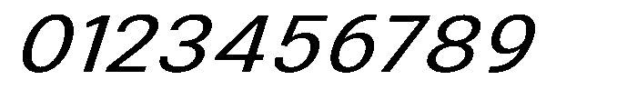 Zendory Expanded Italic Font OTHER CHARS