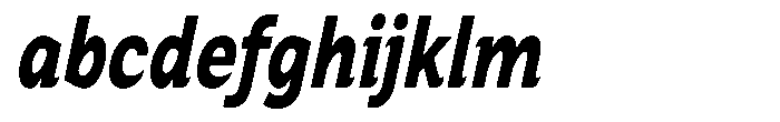 Zendory Extra Bold Condensed Italic FONT