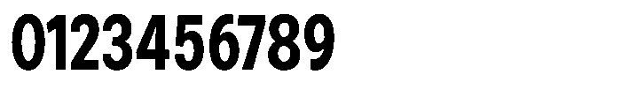 Zendory Extra Bold Condensed Font OTHER CHARS