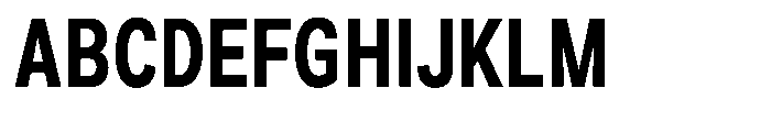 Zendory Extra Bold Condensed Font UPPERCASE