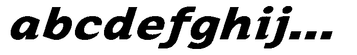 Zendory Extra Bold Expanded Italic FONT