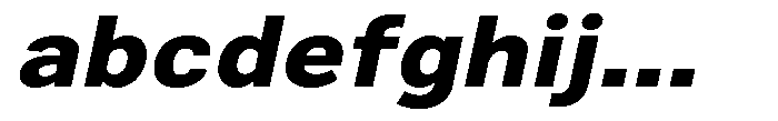Zendory Extra Bold Expanded Oblique FONT