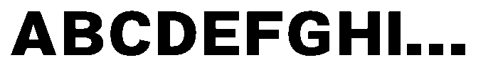 Zendory Extra Bold Expanded Font UPPERCASE