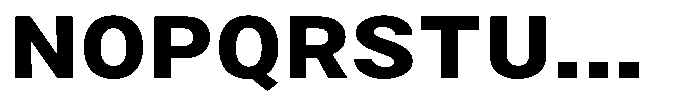 Zendory Extra Bold Expanded Font UPPERCASE