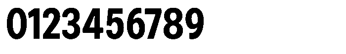 Zendory Extra Bold Narrow Condensed Font OTHER CHARS