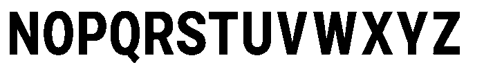 Zendory Extra Bold Narrow Condensed Font UPPERCASE