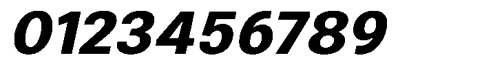 Zendory Extra Bold Narrow Exp Obliq Font OTHER CHARS
