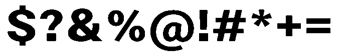 Zendory Extra Bold Narrow Expanded Font OTHER CHARS