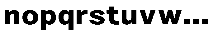 Zendory Extra Bold Narrow Expanded Font LOWERCASE