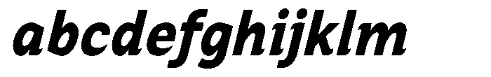 Zendory Extra Bold Narrow Italic FONT
