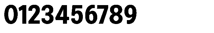 Zendory Extra Bold Narrow Font OTHER CHARS