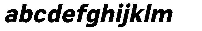 Zendory Extra Bold Oblique FONT