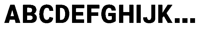 Zendory Extra Bold Font UPPERCASE