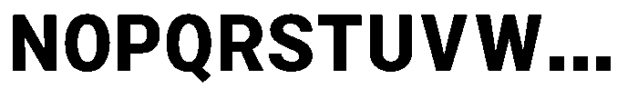 Zendory Extra Bold Font UPPERCASE