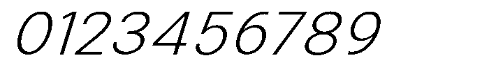 Zendory Extra Light Expanded Nr Ital Font OTHER CHARS