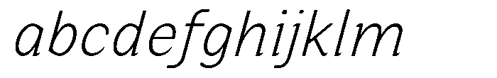 Zendory Extra Light Italic FONT